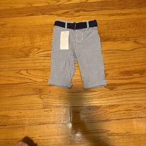 Ralph Lauren Navy and White Striped Kids Pants